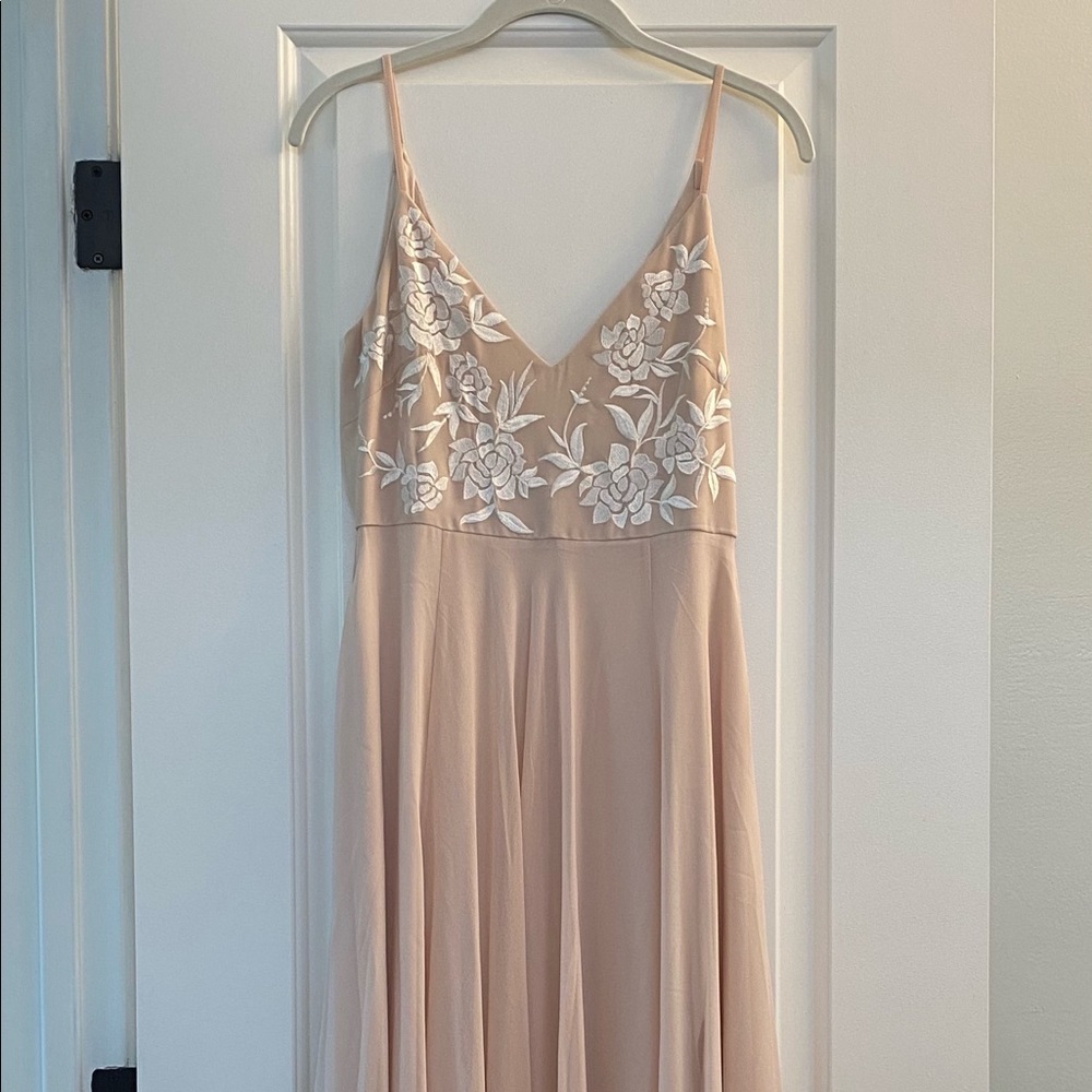 BHLDN Sadia Dress in Blush - Bridesmaid Dress